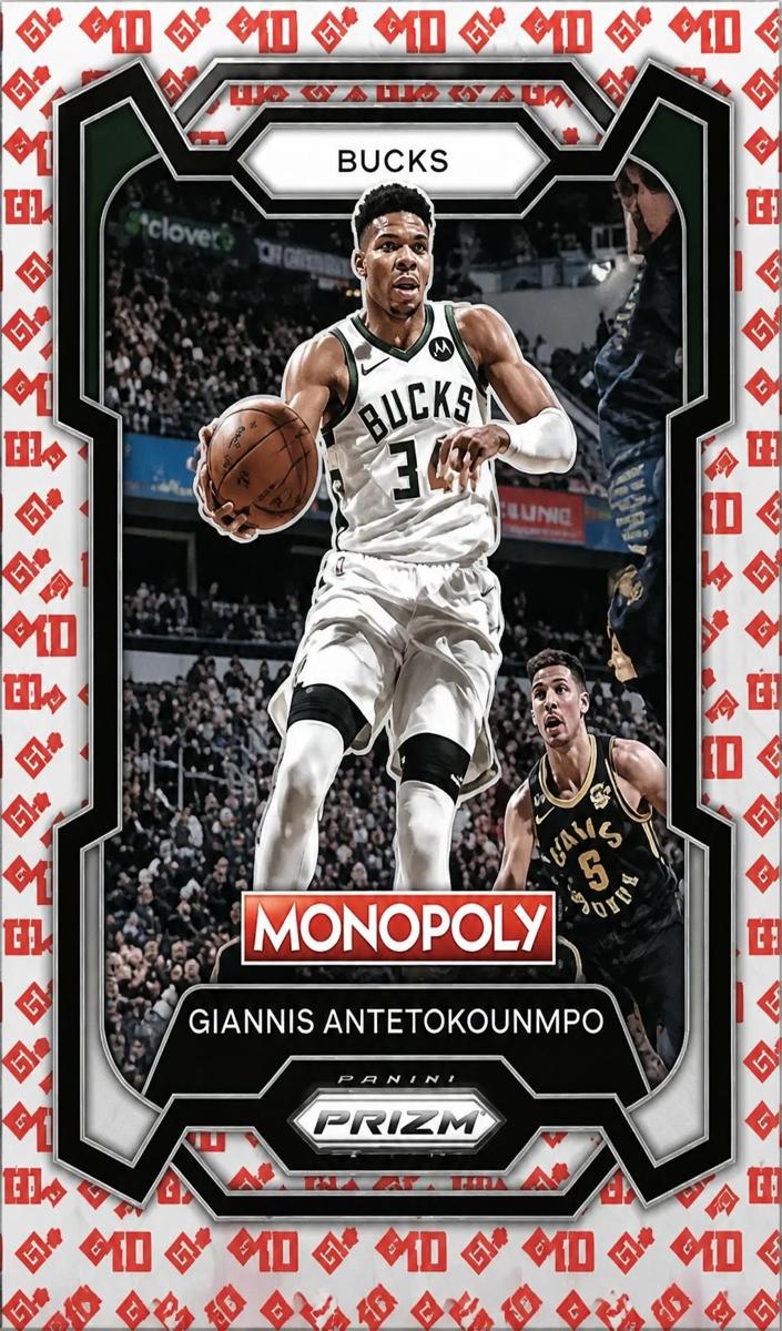 2023 Panini Prizm Monopoly Basketball Dice Giannis Antetokounmpo #49 PSA 9