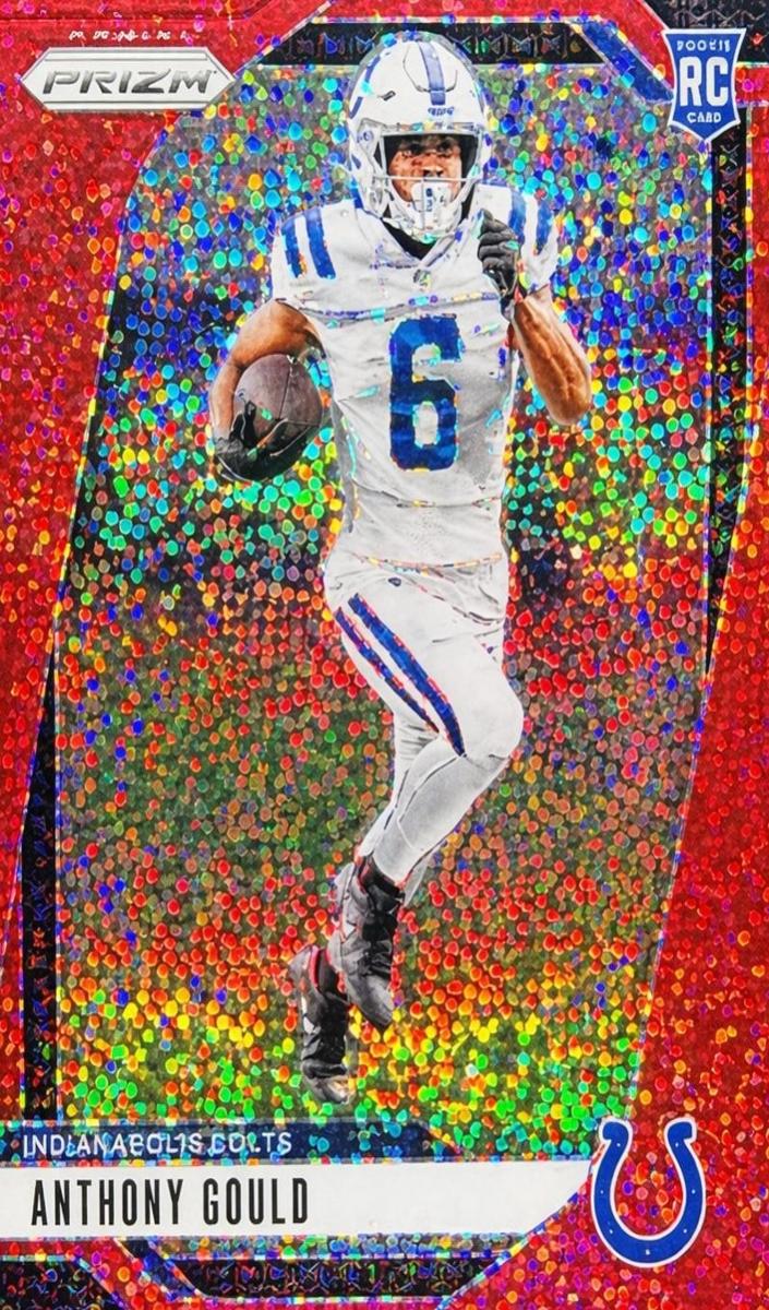 2024 Panini Prizm Football Red Sparkle Anthony Gould #305