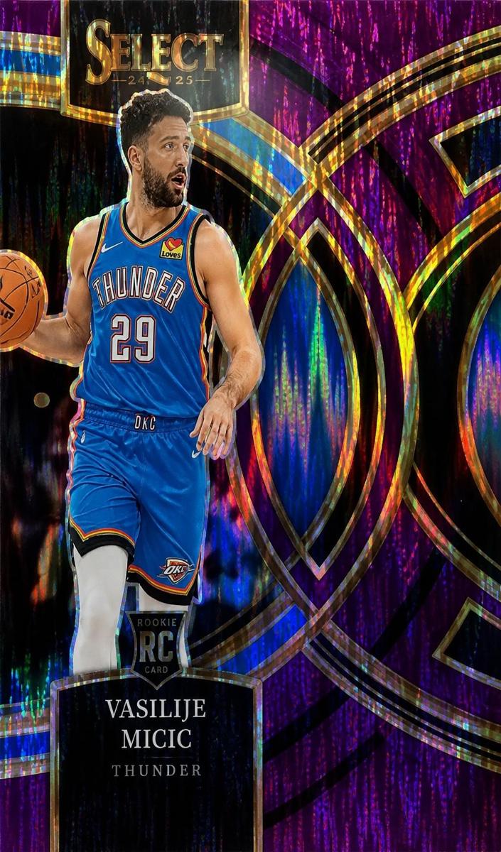 2023 Panini Select Basketball Purple Flash Vasilije Micic #106