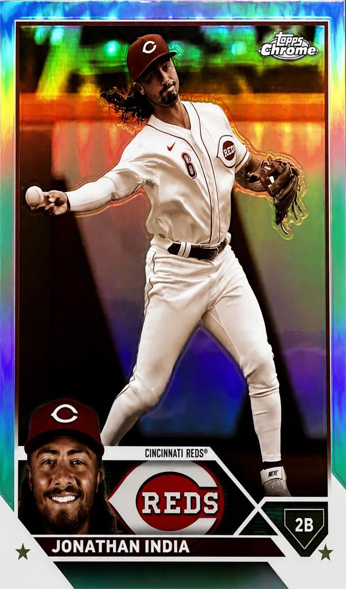 2023 Topps Chrome Baseball Sepia Jonathan India #53