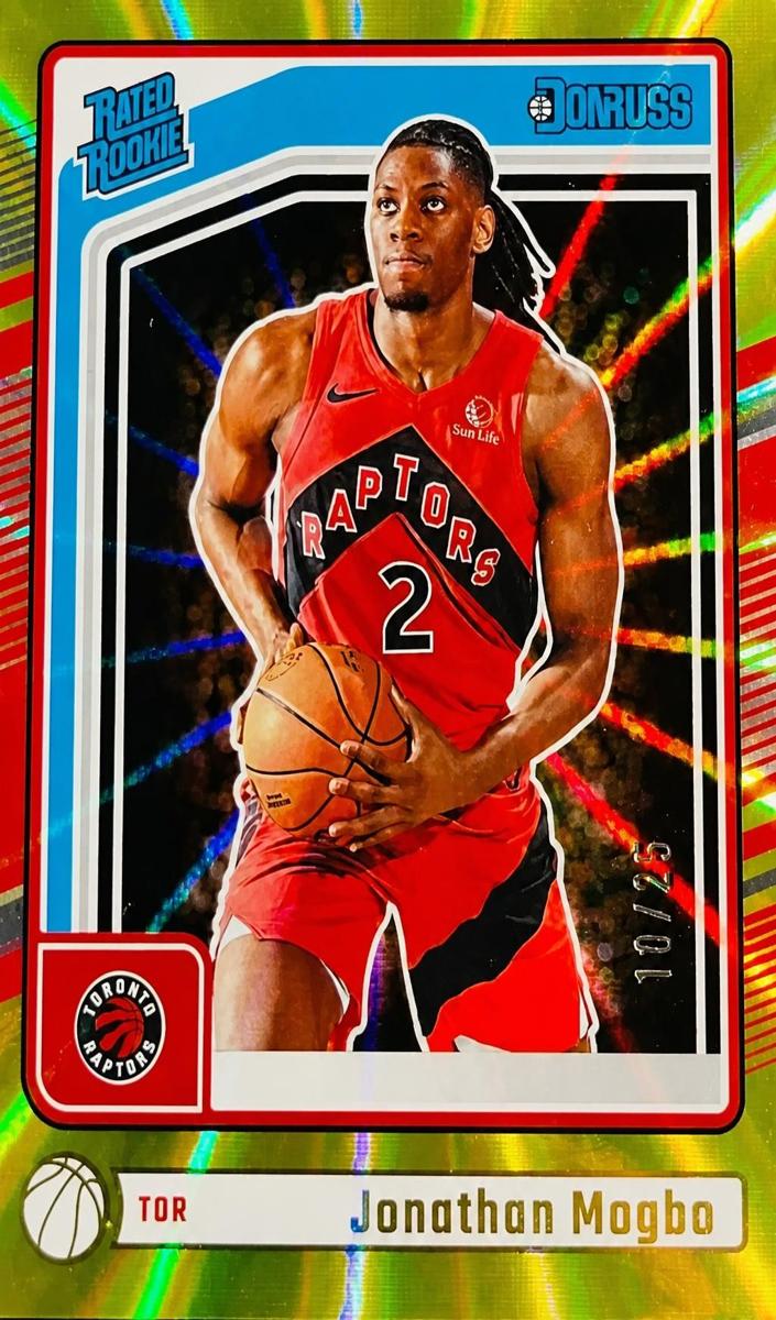 2024 Panini Donruss Basketball Holo Yellow Laser Jonathan Mogbo #209
