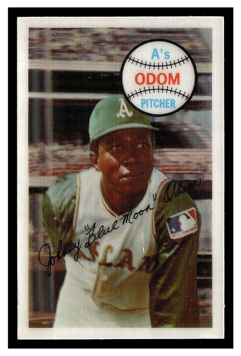 1970 Kellogg's Baseball Johnny Odom #38