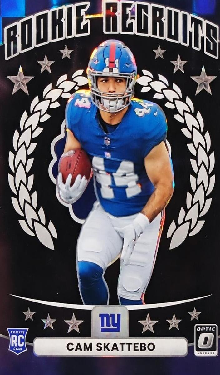 2025 Donruss Optic Football Black Pandora Cam Skattebo #9