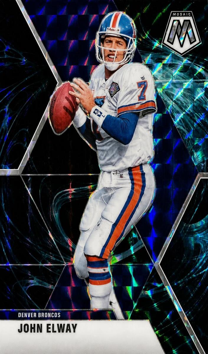 2020 Panini Mosaic Football Genesis John Elway #67