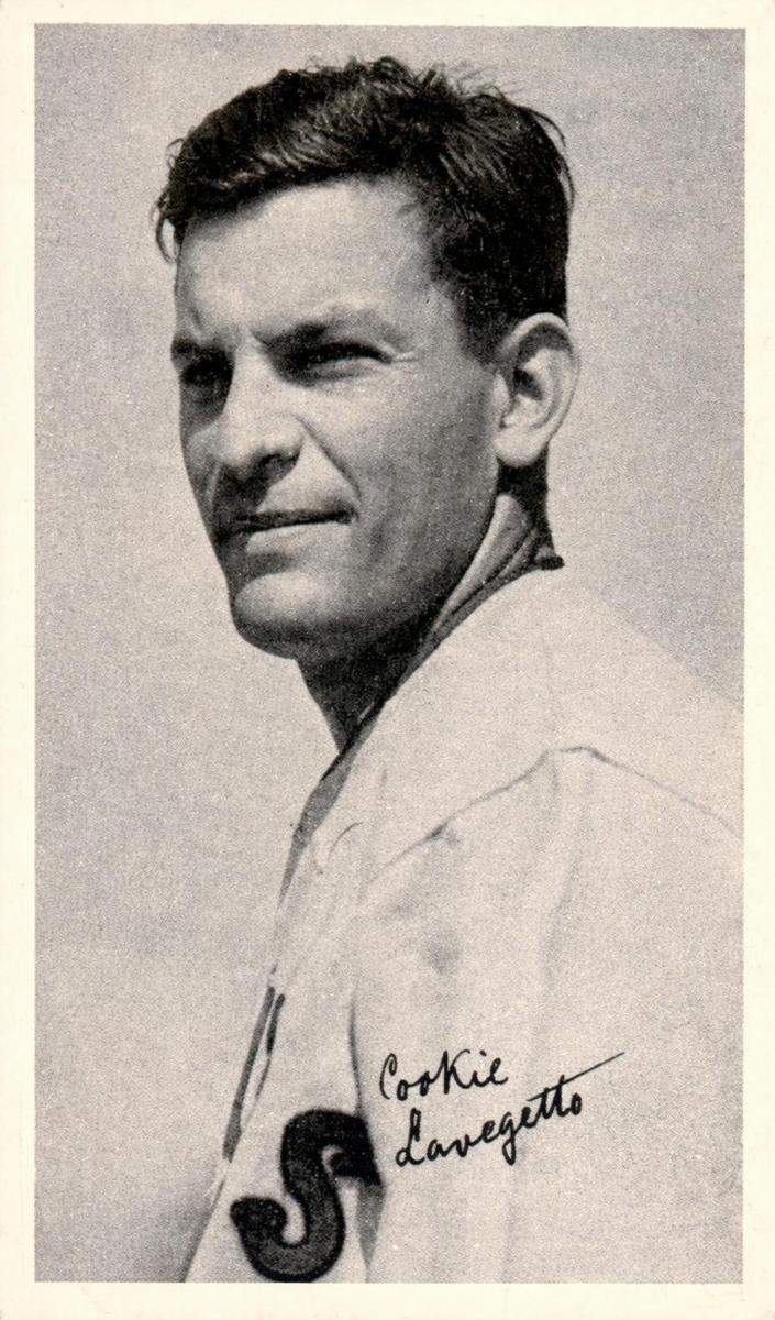 1936 National Chicle Fine Pen Premiums R313 Baseball Cookie Lavagetto #NNO
