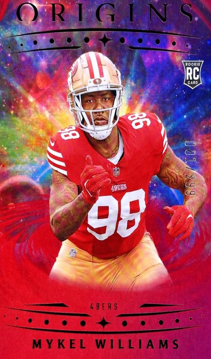 2025 Panini Origins Football Holo Red Mykel Williams #136