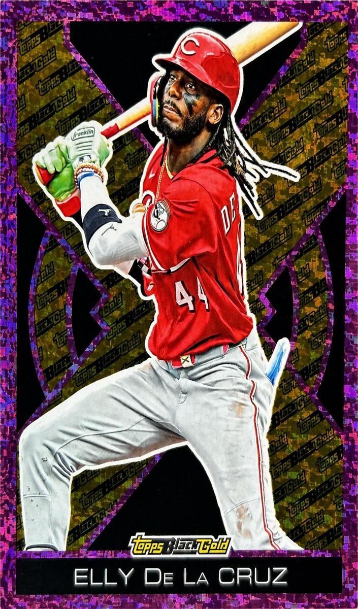 2025 Topps Update Baseball Pink Foil Elly De La Cruz #BG-17