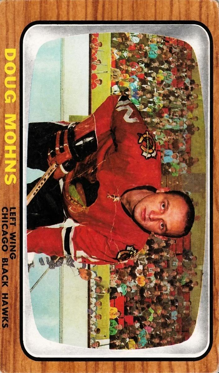 1966 Topps Hockey Doug Mohns #61 PSA 7