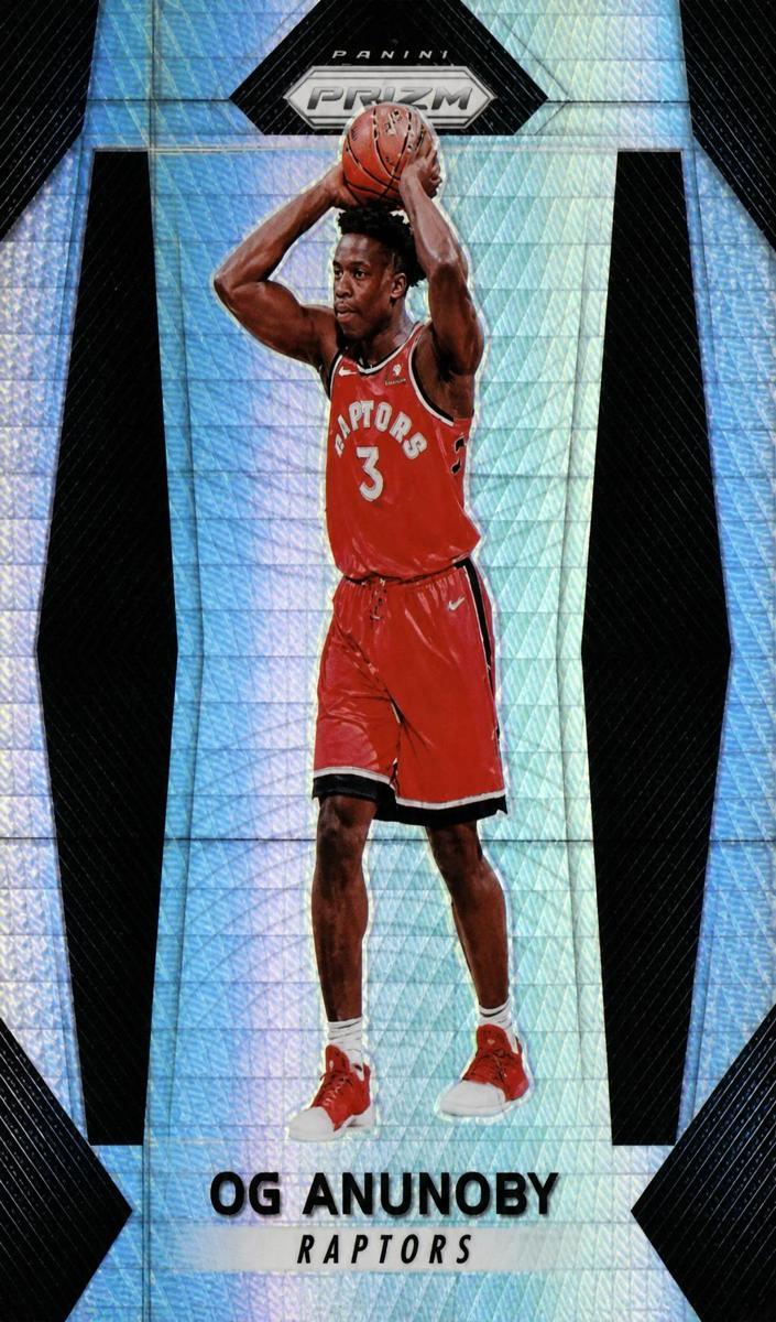 2017 Panini Prizm Basketball Prizm Hyper OG Anunoby #38 PSA 10