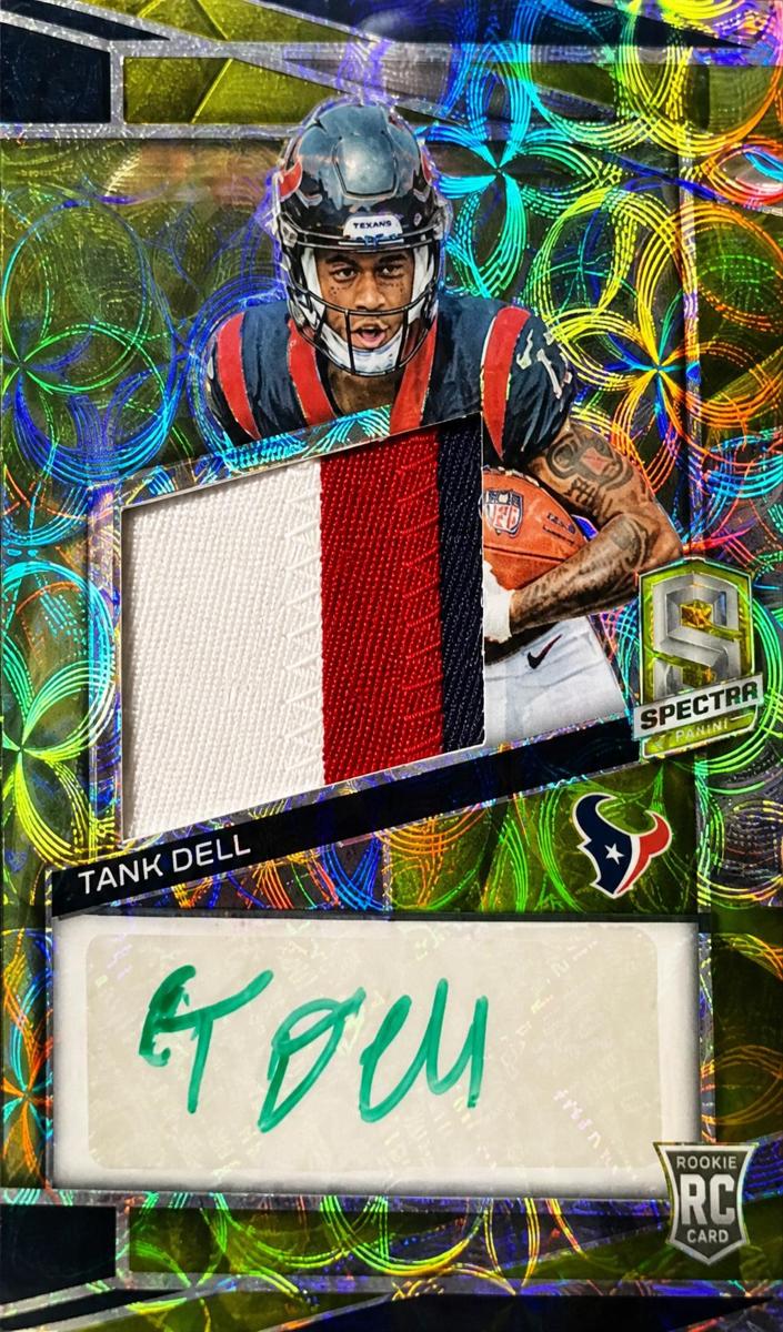2023 Panini Spectra Football Neon Green Tank Dell #228