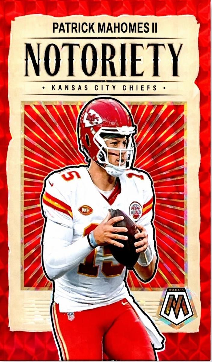 2024 Panini Mosaic Football Red Patrick Mahomes II #1 PSA 8