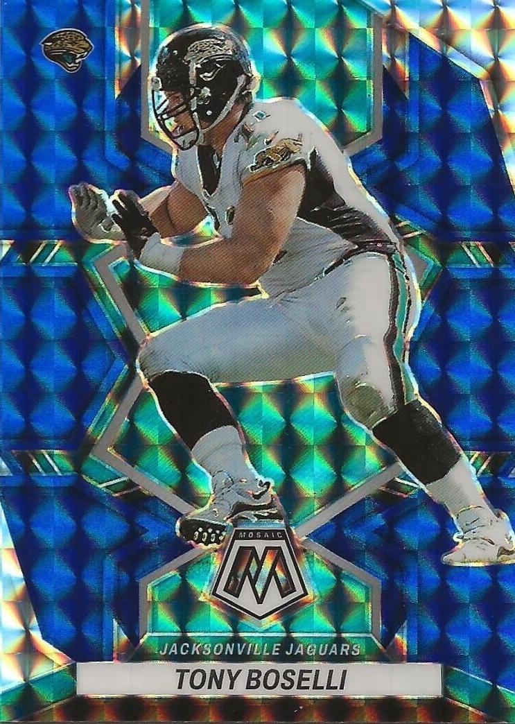2022 Panini Mosaic Football Blue Tony Boselli #247