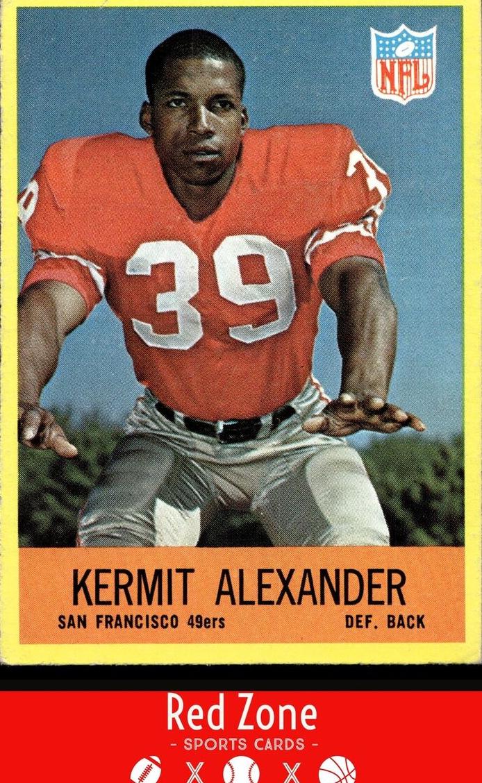 1967 Philadelphia Football Kermit Alexander #170 PSA 9