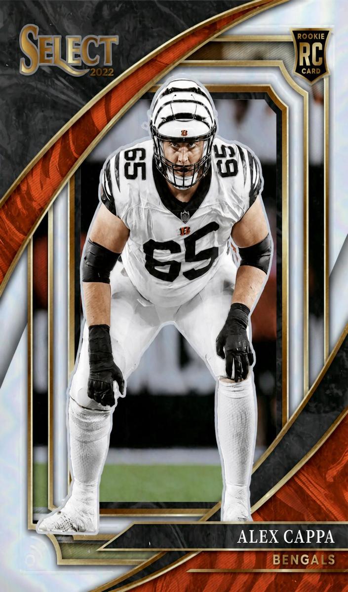 2022 Panini Select Football Silver Prizm Alex Cappa #396