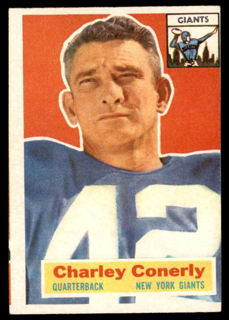 1956 Topps Football Charley Conerly #77
