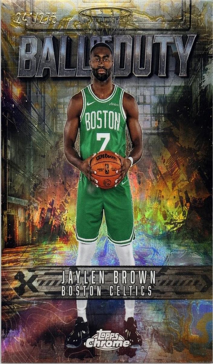 2025 Topps Chrome Basketball Refractor Jaylen Brown #BD-5 CGC 10