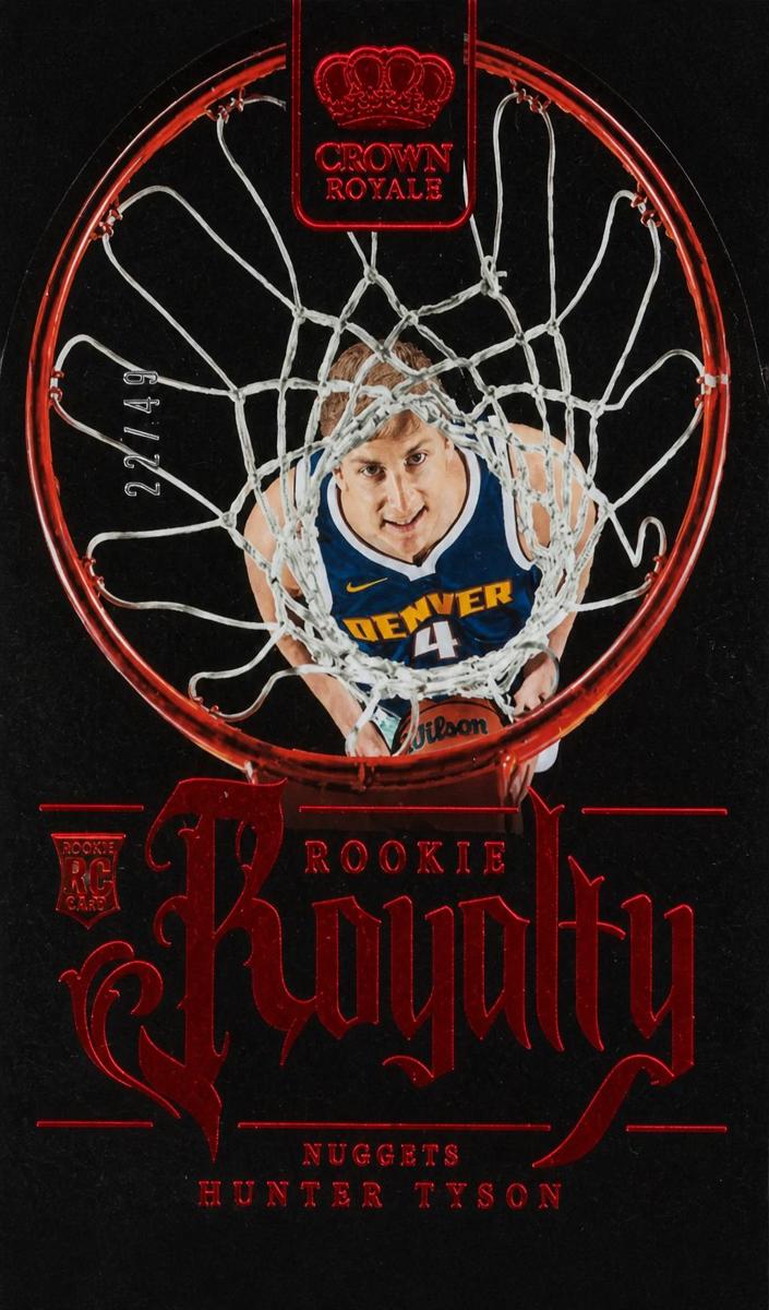 2023 Panini Crown Royale Basketball Red Hunter Tyson #2