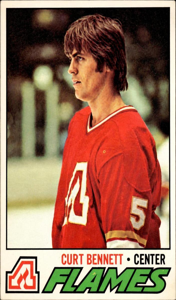 1977 O-Pee-Chee Hockey Curt Bennett #97