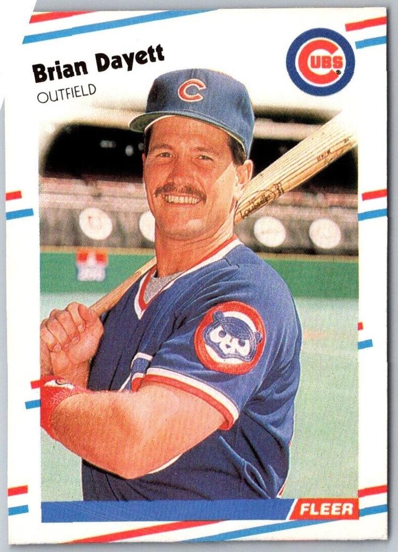 1988 Fleer Baseball Brian Dayett #416