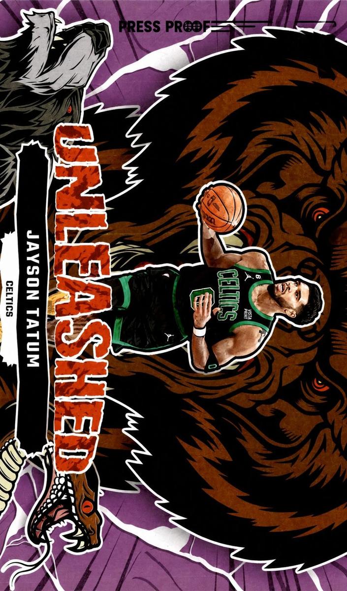 2023 Panini Donruss Basketball Press Proof Purple Jayson Tatum #5 PSA 10