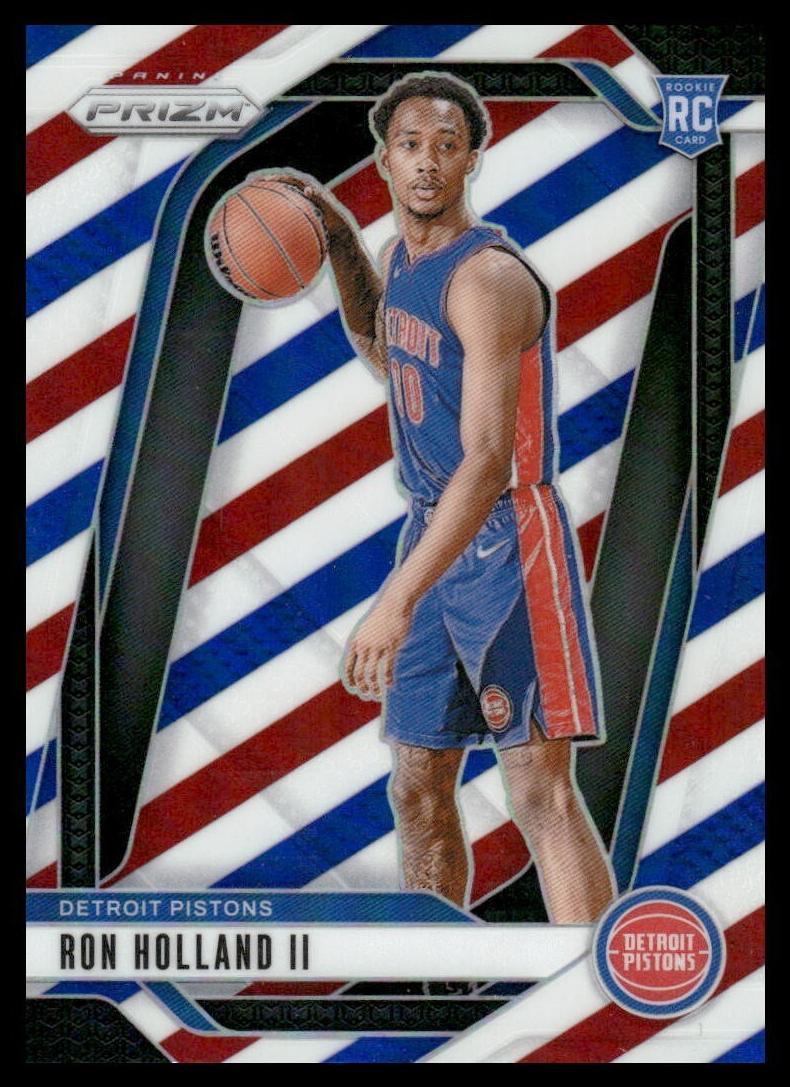 2024 Panini Prizm Basketball Red White and Blue Ron Holland II #269 PSA 9