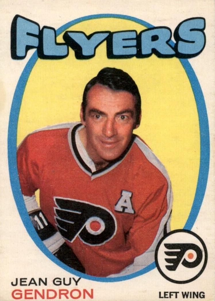 1971 O-Pee-Chee Hockey Jean Guy Gendron #204 PSA 8