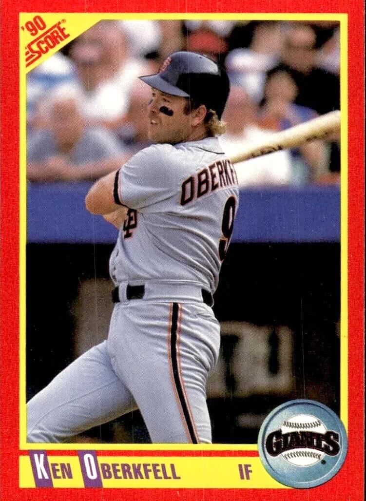 1990 Score Baseball Ken Oberkfell #422