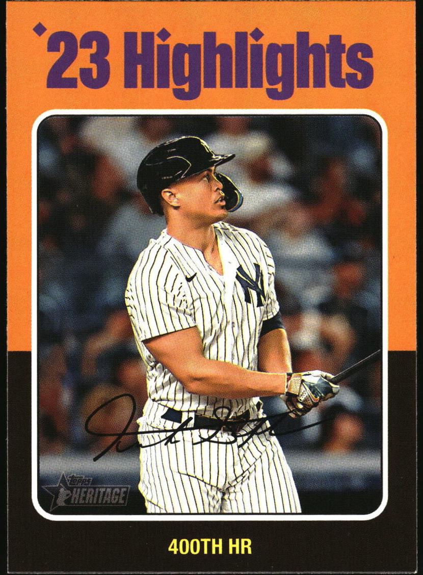 2024 Topps Heritage Baseball Giancarlo Stanton #3