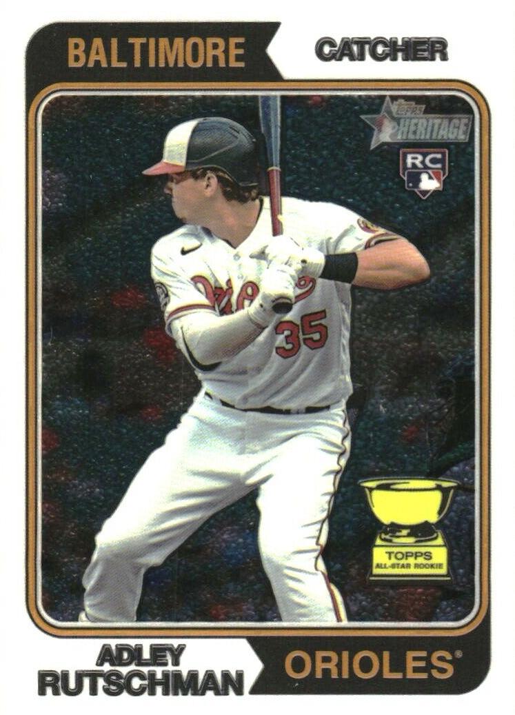 2023 Topps Heritage Baseball Adley Rutschman #7