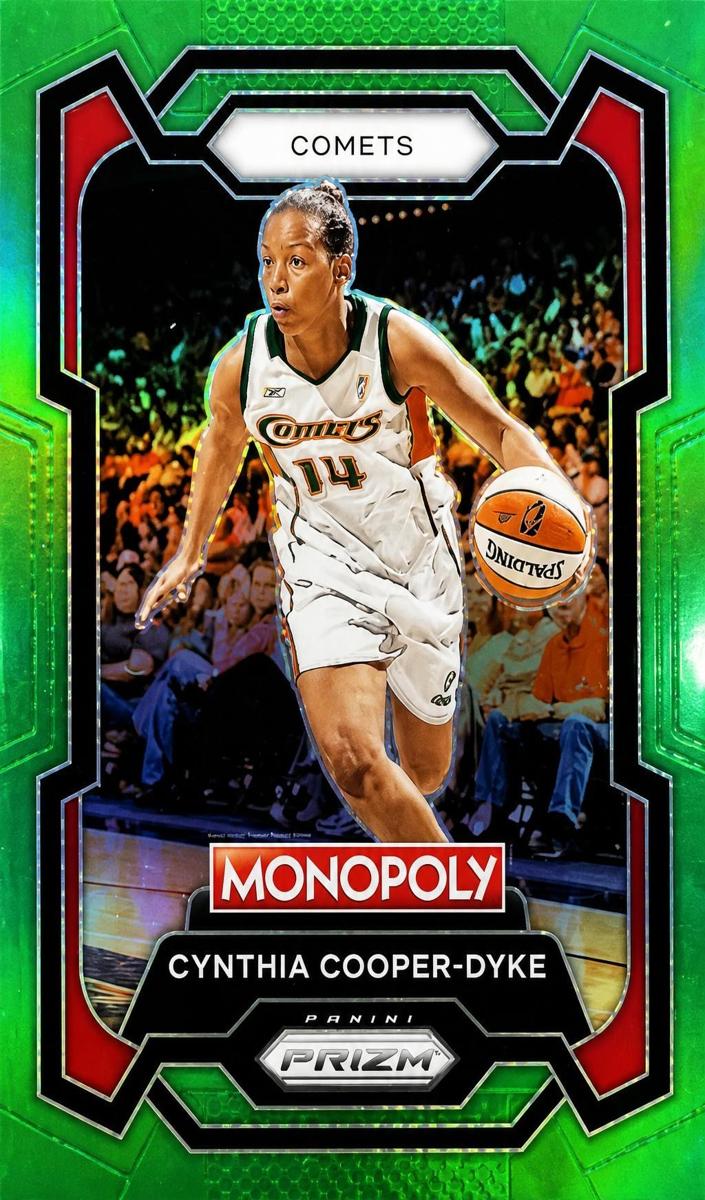2024 Panini Prizm Monopoly WNBA Basketball Green Cynthia Cooper-Dyke #50