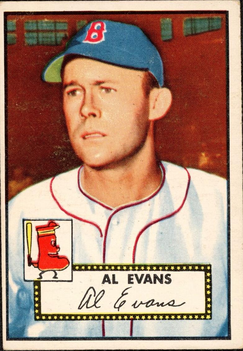 1952 Topps Baseball Al Evans #152 PSA 6