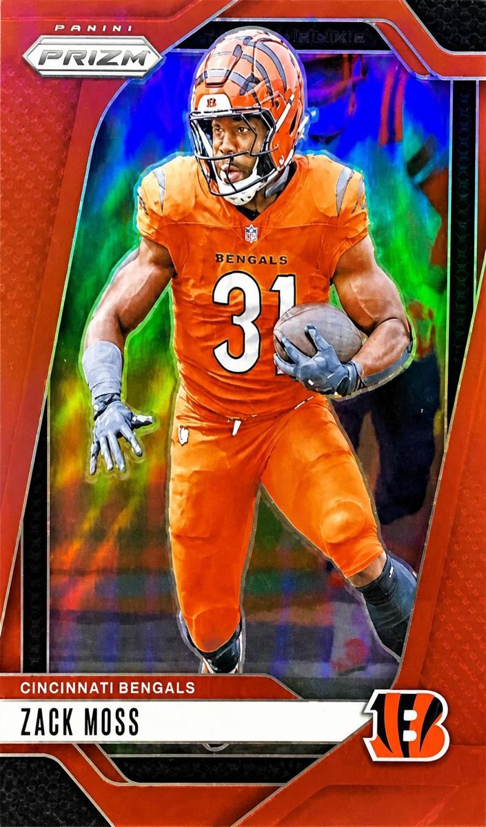 2024 Panini Prizm Football Red Zack Moss #56