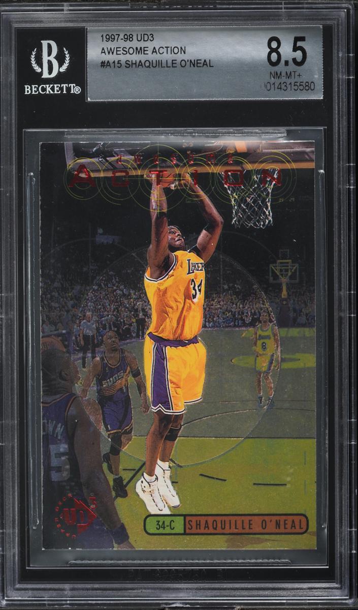 1997 UD3 Basketball Shaquille O'Neal #A15 PSA 8.5