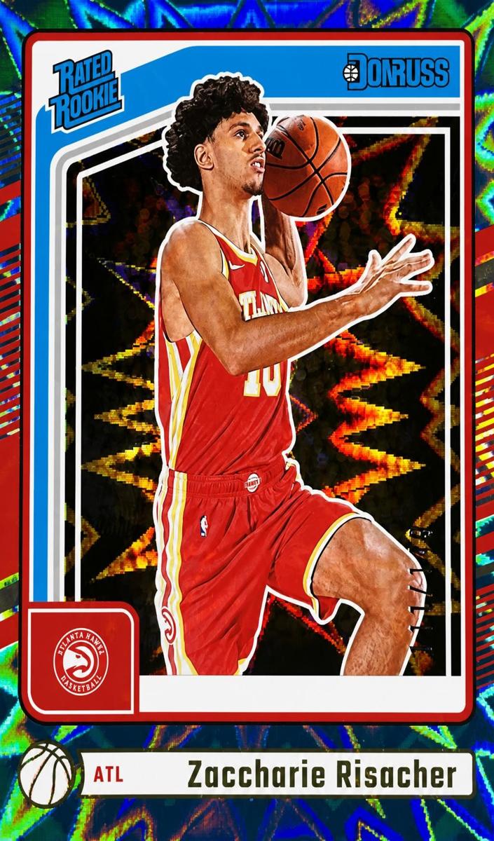 2024 Panini Donruss Basketball Teal Explosion Zaccharie Risacher #219