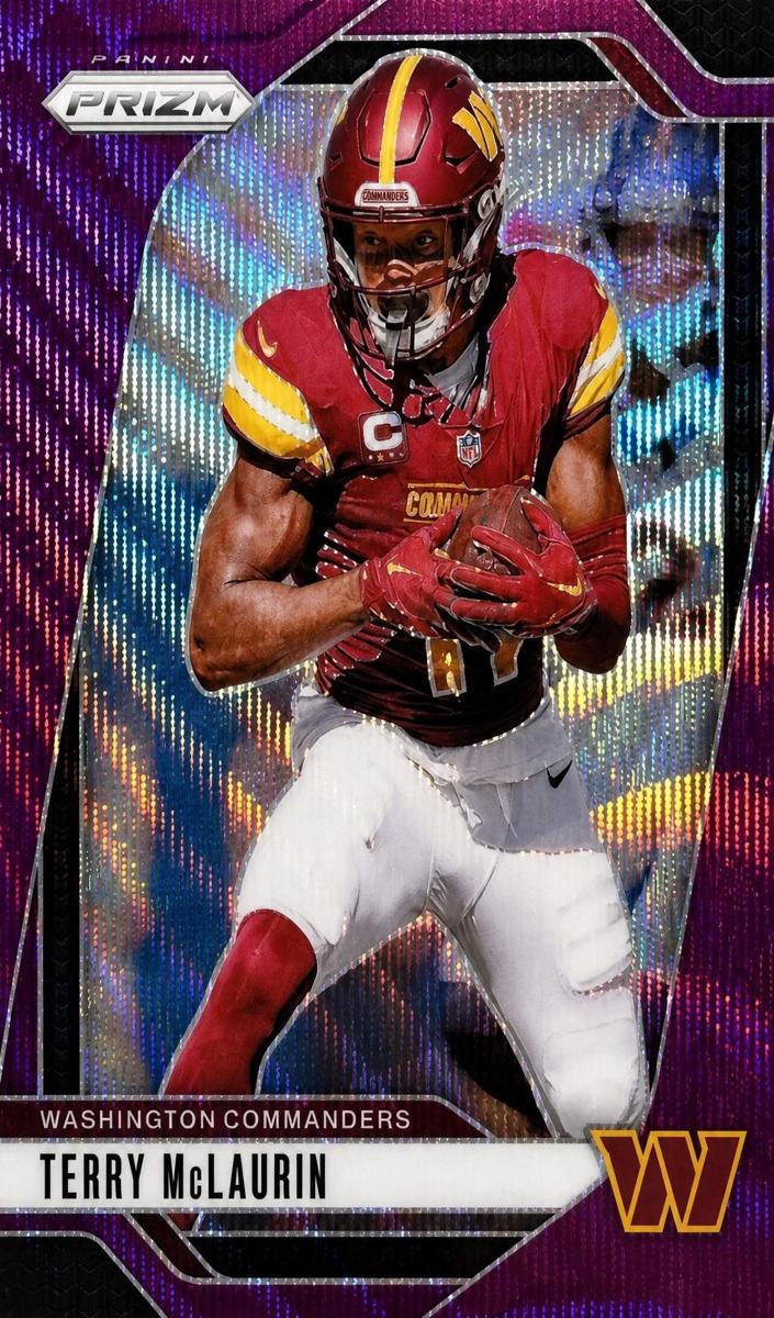 2024 Panini Prizm Football Purple Wave Terry McLaurin #289