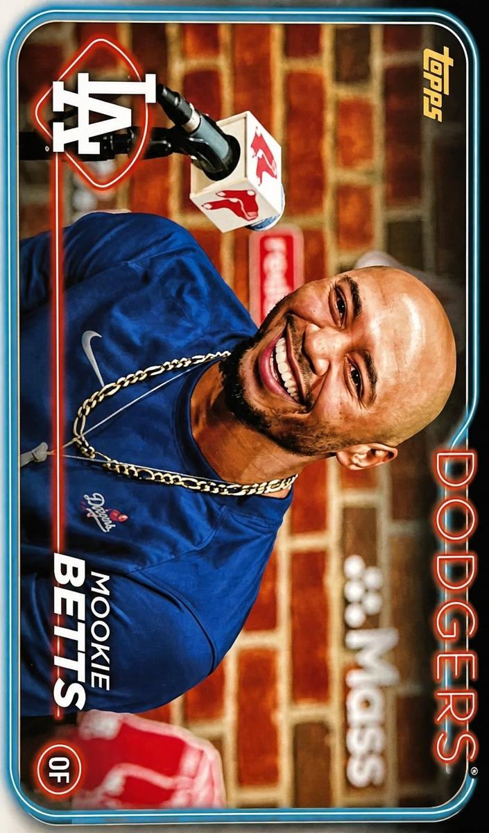 2024 Topps Baseball Golden Mirror Mookie Betts #250