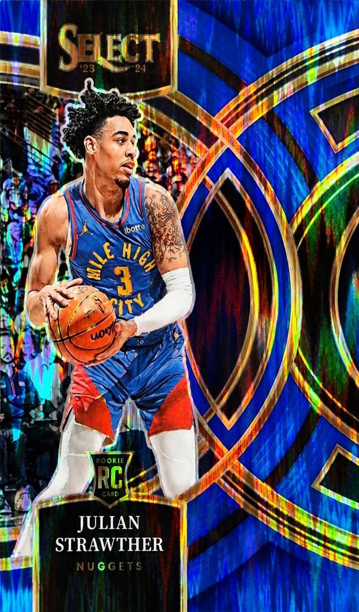 2023 Panini Select Basketball Blue Flash Julian Strawther #101