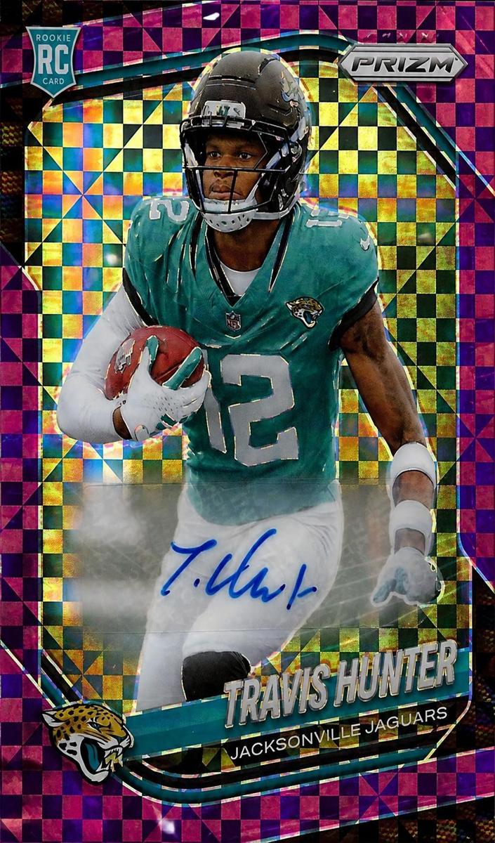 2025 Panini Prizm Football Purple Power Travis Hunter #301