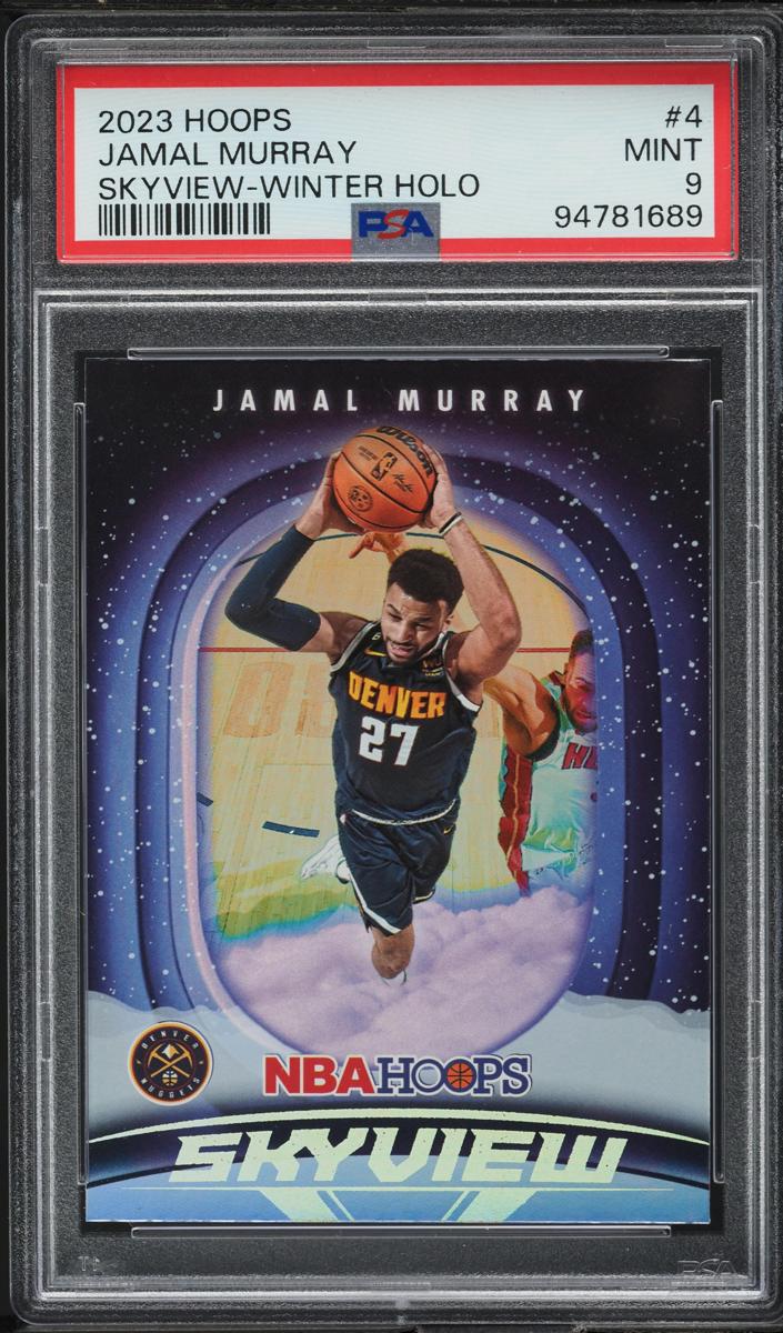 2023 Panini Hoops Basketball Winter Holo Jamal Murray #4 PSA 9
