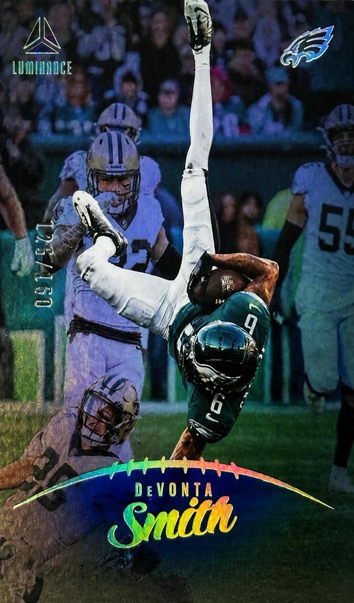 2023 Panini Luminance Football Blue DeVonta Smith #56