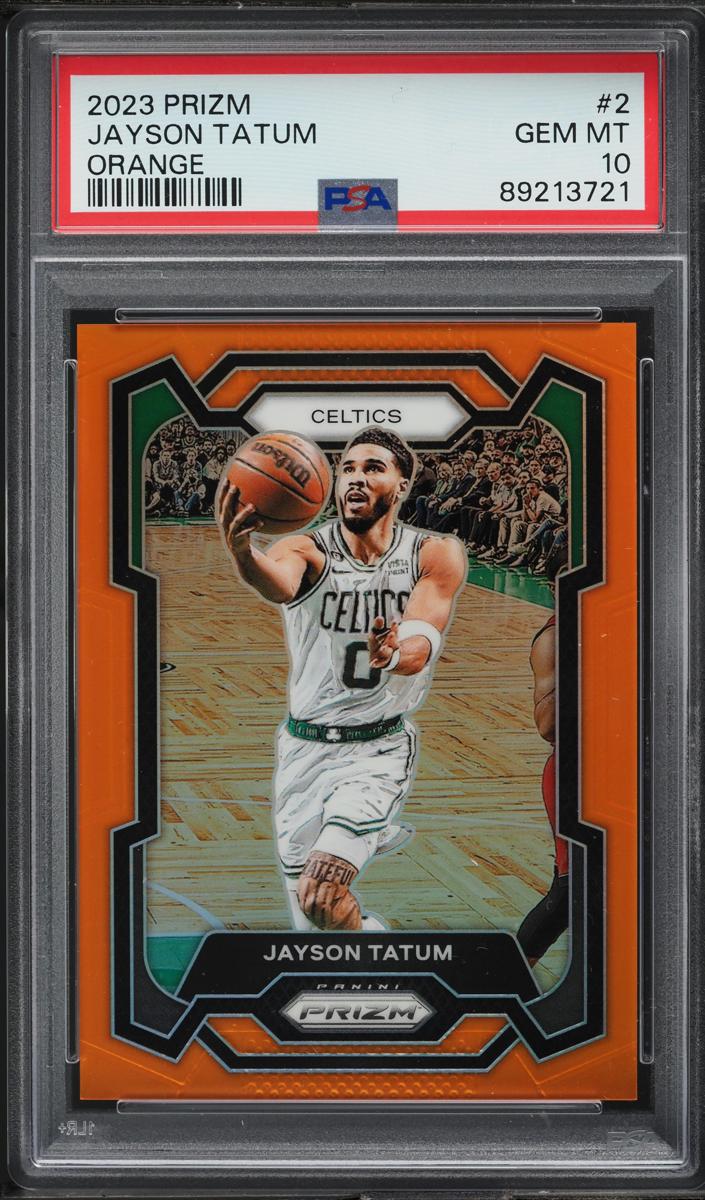 2023 Panini Prizm Basketball Orange Jayson Tatum #2