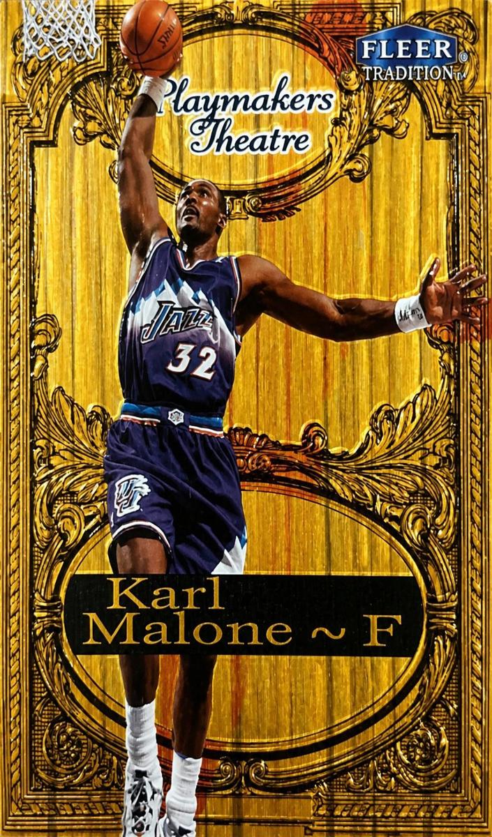 1998 Fleer Tradition Basketball Karl Malone #10