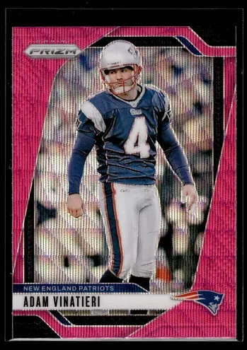 2024 Panini Prizm Football Pink Wave Adam Vinatieri #199