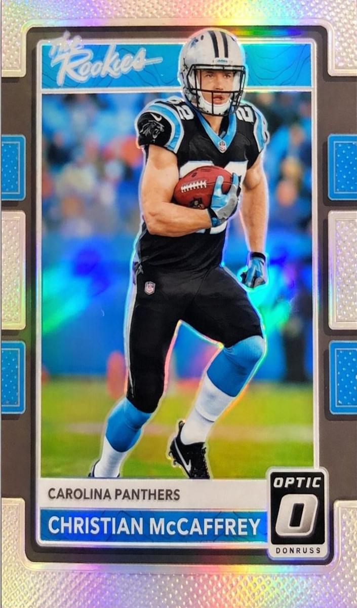 2017 Donruss Optic Football Christian McCaffrey #5 PSA 10