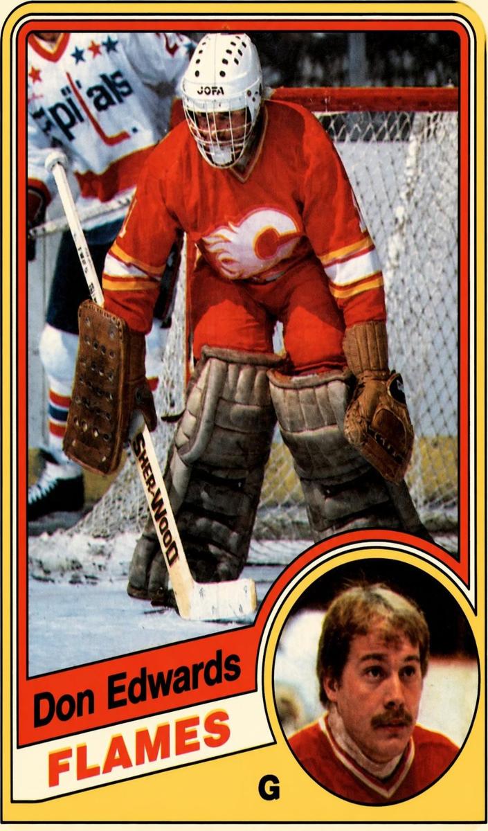 1984 O-Pee-Chee Hockey Don Edwards #222
