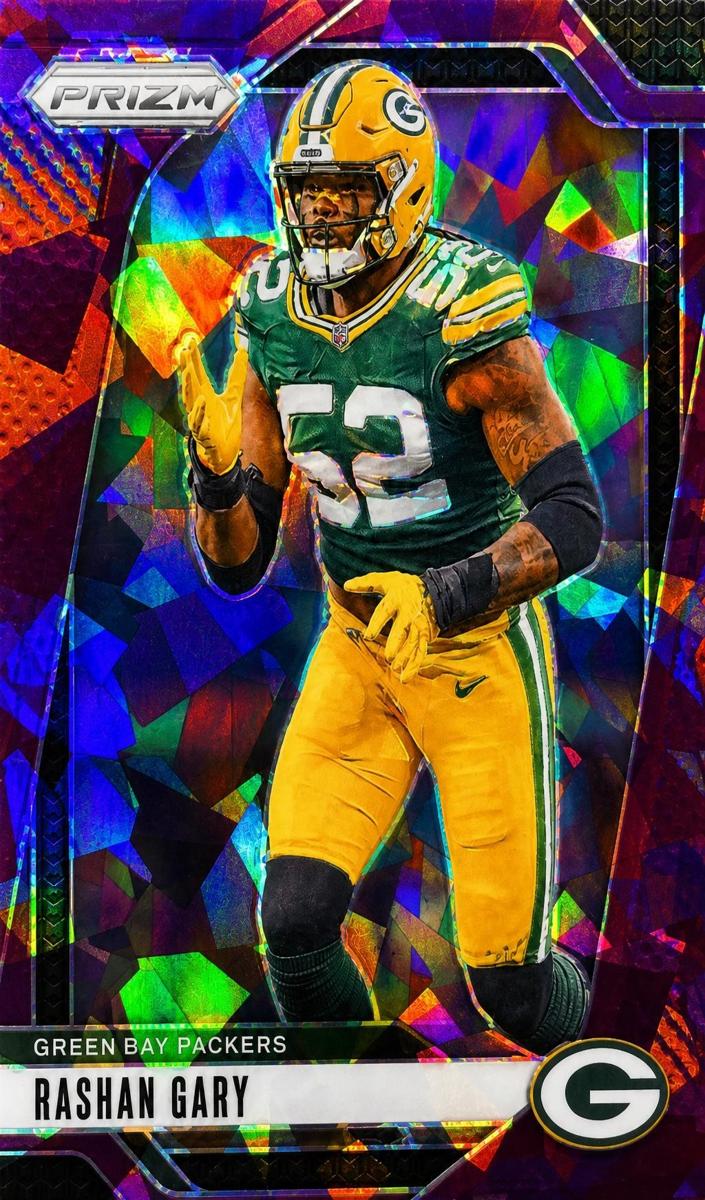 2024 Panini Prizm Football Purple Ice Rashan Gary #107