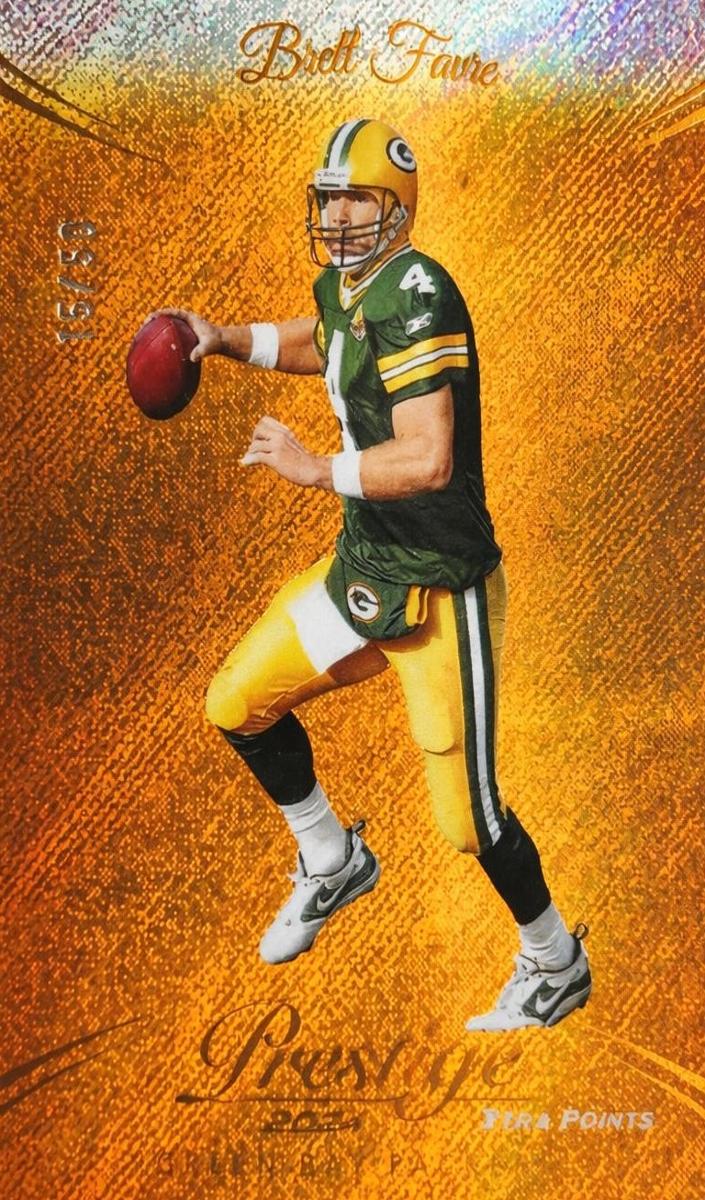 2024 Panini Prestige Football Orange Premium Xtra Points Brett Favre #113