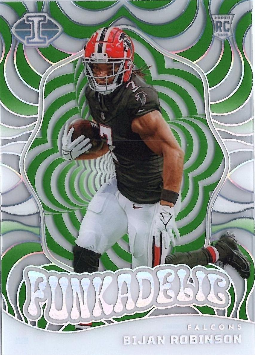 2023 Panini Illusions Football Green Bijan Robinson #12 PSA 10