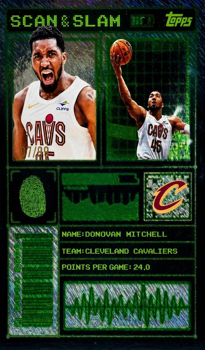 2025 Topps Basketball Surge Donovan Mitchell #SS-5
