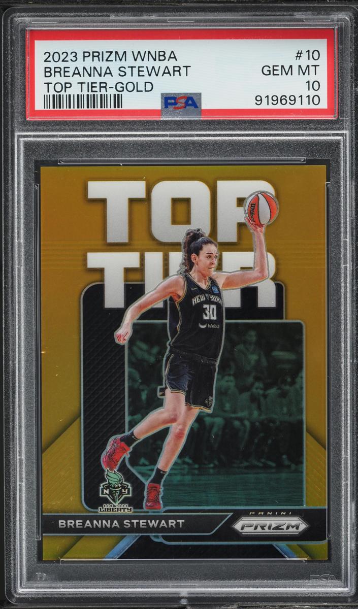 2023 Panini Prizm WNBA Basketball Gold Breanna Stewart #10